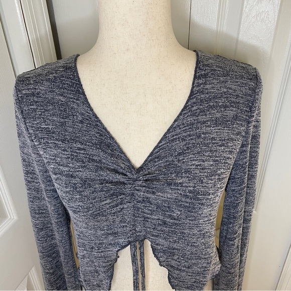 Space dye tie front top - Picture 5 of 7